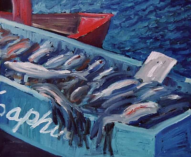 Kaloja sinisessä laatikossa